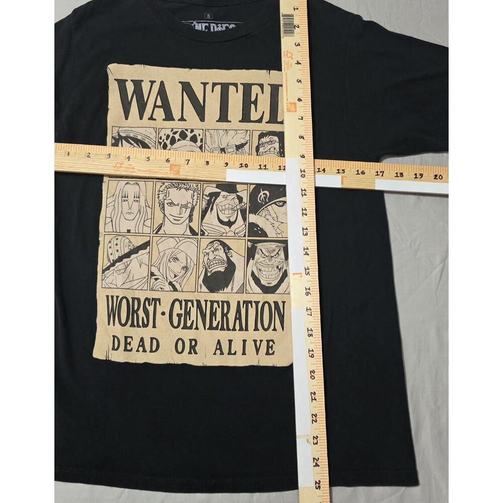 Ripple Junction Black Graphic 'Wanted - Worst Generation' Short Sleeve Tee - Picture 5 of 5